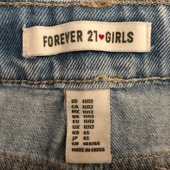 Forever 21 girls denim skirt - Picture 4 of 5